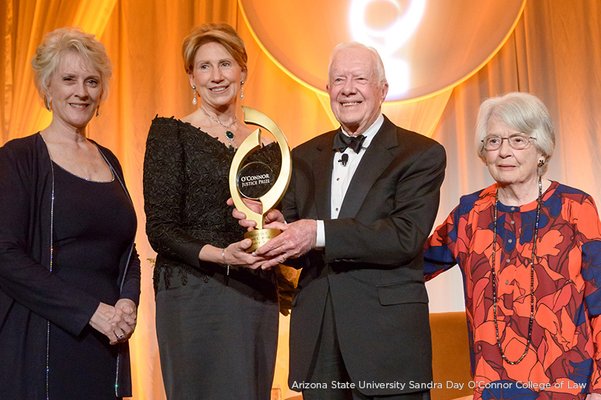 Patricia Wald Presents O’Connor Justice Prize to Former President Jimmy Carter