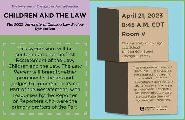 2023 Children and the Law Symposium  