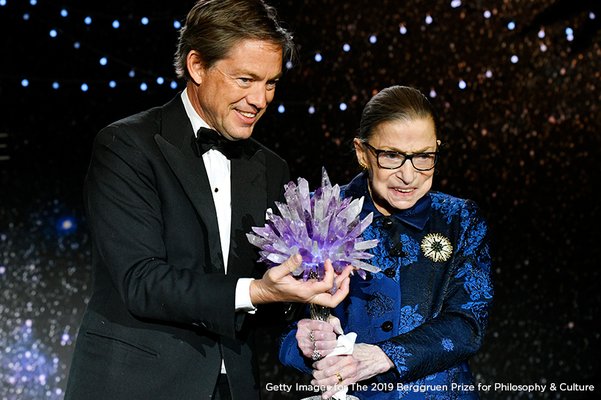 Associate Justice Ginsburg Awarded 2019 Berggruen Prize