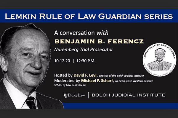 Raphael Lemkin Guardians of the Rule of Law Series