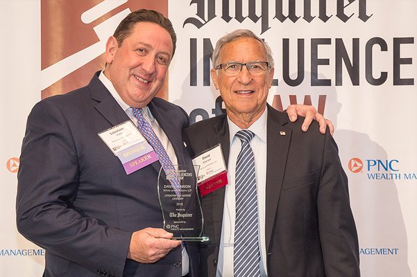 David Marion Named an Influencer of Law by The Philadelphia Inquirer