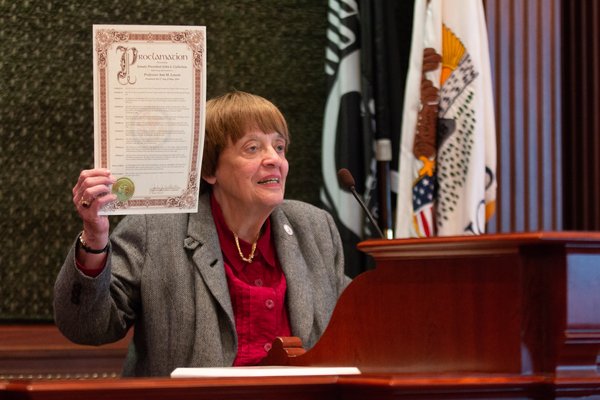 Illinois Senate Passes Gratitude in Honor of Ann Lousin