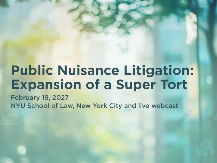 Public Nuisance Litigation
