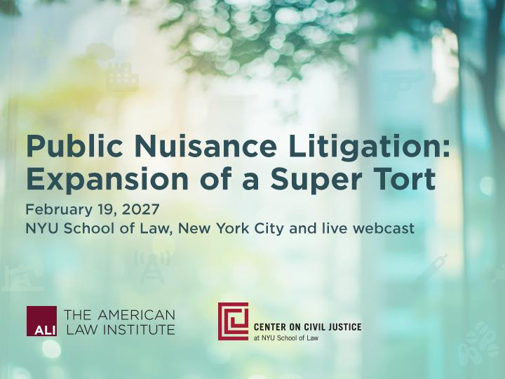 Public Nuisance Litigation