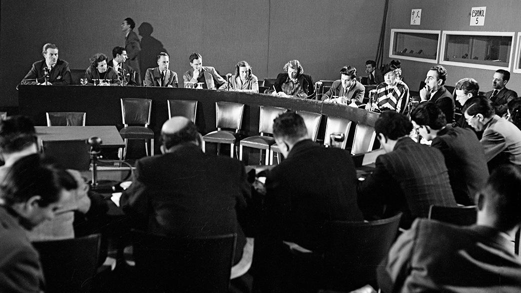 UN Press Conference on Declaration of Human Rights